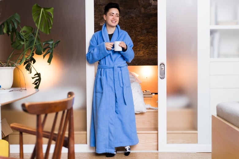 person in robe